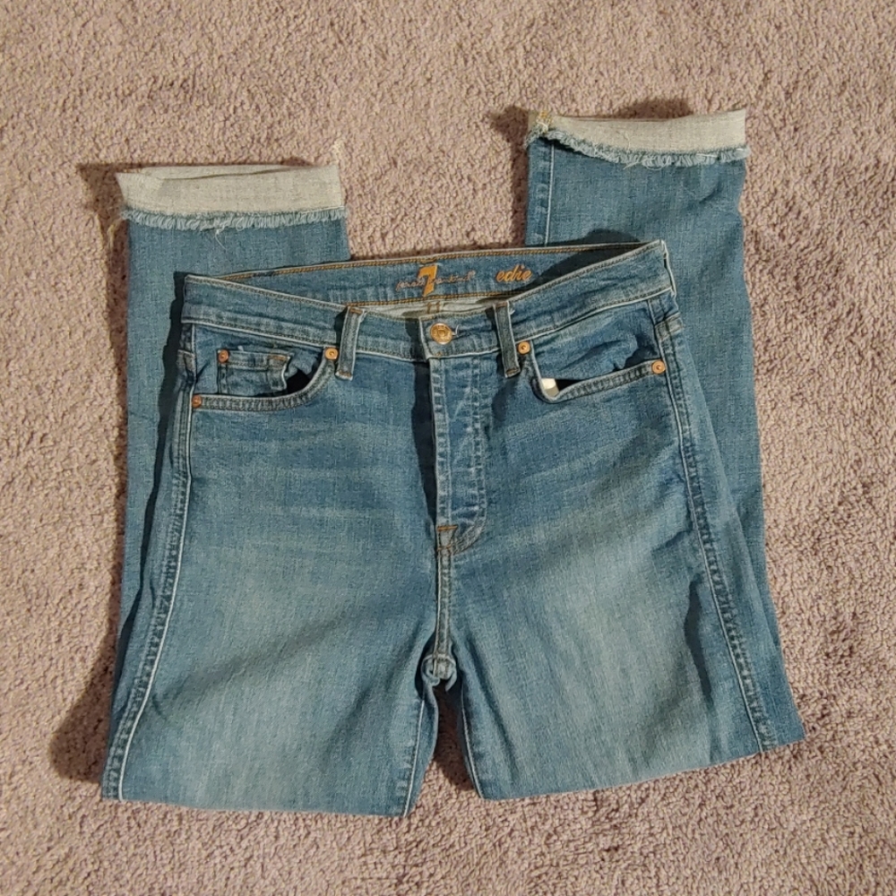 Size 28 7 for all mankind bottoms